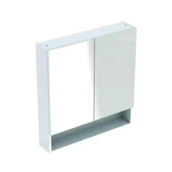 Geberit Selnova Square - Spiegelkast 850x788x175 Mm, 2 Deuren, Glanzend Wit 501.268.00.1