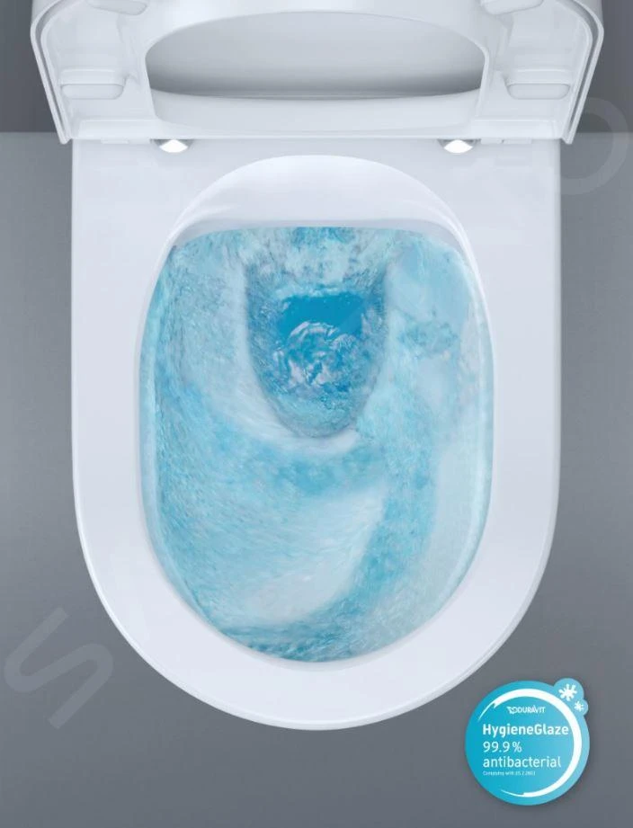 Duravit ME By Starck - Hangend Toilet Met HygieneFlush, Rimless, HygieneGlaze, Wit/mat Wit 2579099000 5 Duravit ME By Starck - Hangend Toilet Met HygieneFlush, Rimless, HygieneGlaze, Wit/mat Wit 2579099000 - Afbeelding 5