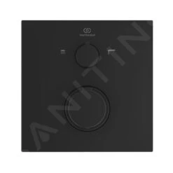 Ideal Standard CeraTherm - Thermostatische Kraan C100 Voor 2 Uitgangen Inbouw, Zwart A7523XG -Badkamer Luxe 73958ea419f22204dec4c59a