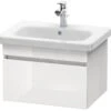 Duravit DuraStyle - Wastafelonderkast 398x580x448 Mm, 1 Lade, Glanzend Wit DS638002222