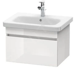 Duravit DuraStyle - Wastafelonderkast 398x580x448 Mm, 1 Lade, Glanzend Wit DS638002222