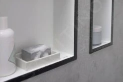 Hansgrohe XtraStoris Individual - Inbouwnis Met Designlijst, 300x300x100 Mm, Mat Wit/geborsteld Zwart Chroom 56099340 -Badkamer Luxe 73eb4751973283389e67801b 7