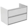 Ideal Standard Connect Air - Wastafelonderkast 800x440x517 Mm, 2 Laden, Glanzend Wit/mat Wit E0819B2