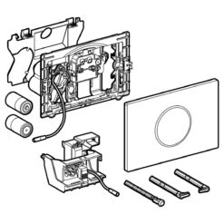 Geberit Sigma10 - Wc-besturing Met Elektronische Spoelactivering, Touch-free, Sigma10 Bedieningsplaat, Wit/glanzend Chroom 115.908.KJ.1 -Badkamer Luxe 74399e2f89eb9b9eb18fa608