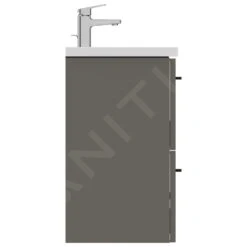 Ideal Standard I.Life S - Wastafelonderkast, 600x375x630 Mm, 2 Laden, Mat Kwartsgrijs T5293NG -Badkamer Luxe 74c431eb718d0cf0cb038528 1