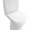 Villeroy & Boch O.novo - Compact Staande Toiletpot, Afvoer Achteraan, DirectFlush, CeramicPlus, Alpine Wit 5689R0R1