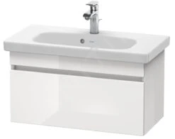 Duravit DuraStyle - Wastafelonderkast Compact, 398x730x368 Mm, 1 Lade, Glanzend Wit DS639902222