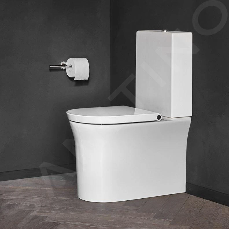 Duravit White Tulip - Duoblok Toilet, Vario Afvoer, Rimless, HygieneGlaze, Wit 2197092000 3 Duravit White Tulip - Duoblok Toilet, Vario Afvoer, Rimless, HygieneGlaze, Wit 2197092000 - Afbeelding 3