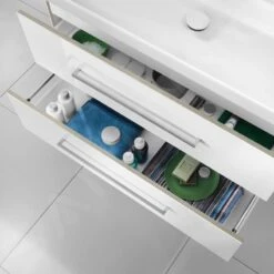 Villeroy & Boch Avento - Wastafelkast, 780x514x452 Mm, 2 Laden, Crystal White A89100B4 -Badkamer Luxe 764c3837e8644a6ffb83fdbd