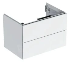 Geberit ONE - Wastafelonderkast 74x50x47 Cm, 2 Laden, Glanzend Wit 505.262.00.1