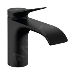 Hansgrohe Vivenis - Wastafelkraan 80, Incl. Afvoergarnituur, EcoSmart, Mat Zwart 75010670