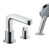 Hansgrohe Metris S - 4-gats Badrandcombinatie, Chroom 31443000