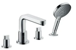 Hansgrohe Metris S - 4-gats Badrandcombinatie, Chroom 31443000