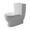 Duravit Starck 3 - Duoblokpot, Vario Afvoer, Met HygieneGlaze, Alpine Wit 2104092000