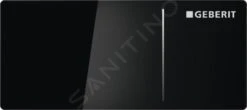 Geberit Omega70 - Bedieningspaneel, Glas/zwart 115.084.SJ.1
