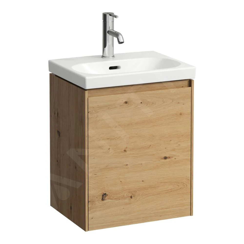 Laufen Lani - Wastafelonderkast, 44x34x52 Cm, 1 Deur, Scharnieren Links, Eiken H4035011122671 1 Laufen Lani - Wastafelonderkast, 44x34x52 Cm, 1 Deur, Scharnieren Links, Eiken H4035011122671