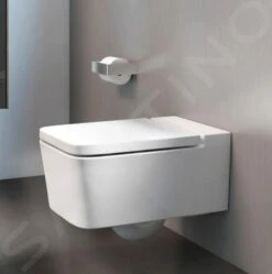 Roca Inspira - Hangend Toilet, Rimless, Wit A346537000 -Badkamer Luxe 797cae019a63d198c301de80