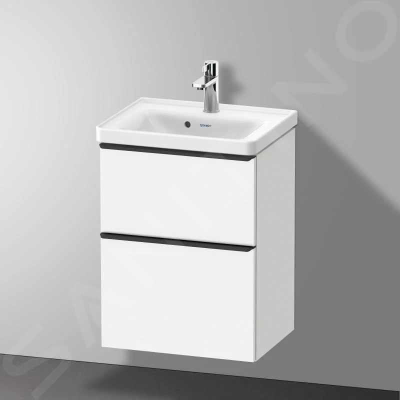 Duravit D-Neo - Wastafelonderkast 625x484x372 Mm, 2 Laden, Mat Wit DE4350018180000 3 Duravit D-Neo - Wastafelonderkast 625x484x372 Mm, 2 Laden, Mat Wit DE4350018180000 - Afbeelding 3