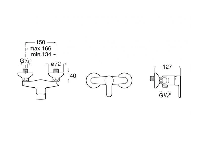 Roca Arola - Douchekraan, Chroom A5A216AC0K 2 Roca Arola - Douchekraan, Chroom A5A216AC0K - Afbeelding 2
