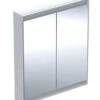 Geberit ONE - Spiegelkast Met LED-verlichting, 750x900x150 Mm, 2 Deuren, Wit 505.812.00.2