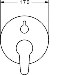 Hansa Mix - Inbouwkraan Voor 2 Uitgangen, Chroom 81849083 -Badkamer Luxe 7b998f1cd46258e231b2b5e4