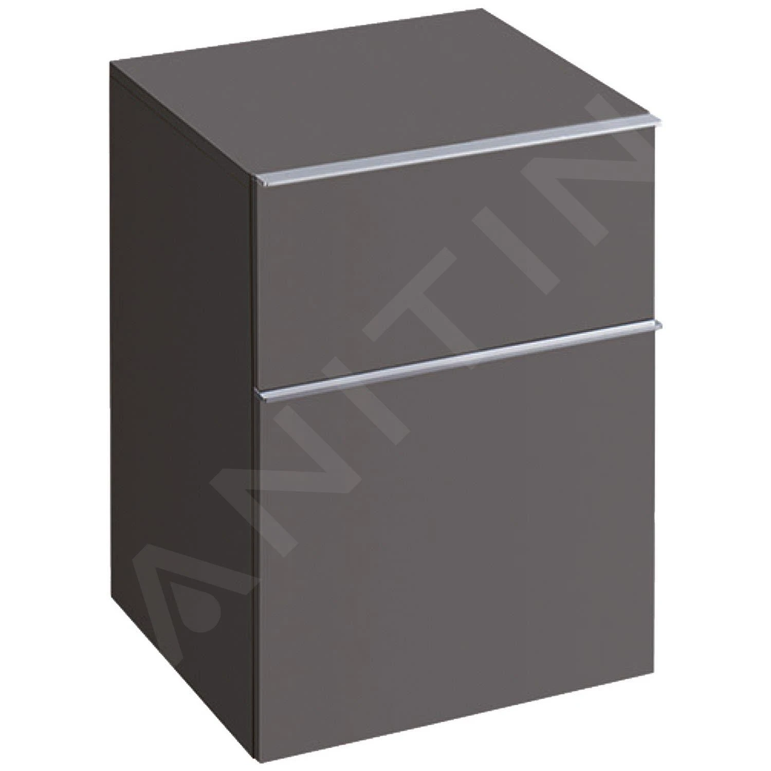 Geberit ICon - Onderbouw Zijkast Met 2 Laden 450x600 Mm, Lava Look 841046000 1 Geberit ICon - Onderbouw Zijkast Met 2 Laden 450x600 Mm, Lava Look 841046000