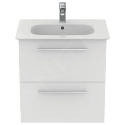 Ideal Standard I.Life A - Wastafelonderkast, 600x440x630 Mm, 2 Laden, Mat Wit T5255DU -Badkamer Luxe 7c79309091932b824467a9c2