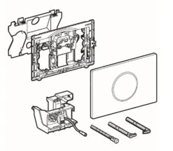 Geberit Sigma10 - Bedieningsplaat, Elektronisch, Dual Flush Spoeling, Netvoeding, Gepolijst/geborsteld RVS 115.907.SN.1 -Badkamer Luxe 7c7ed9dd6de1e3ea0efa05cc 3