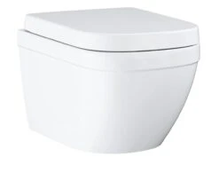 Grohe Euro Ceramic - Hangend Toilet Met Softclose Wc Bril, Rimless, Triple Vortex, Alpine Wit 39693000