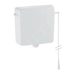 Geberit Toebehoren - Spoelreservoir, Zij Inlaat, Alpine Wit 123.700.11.1