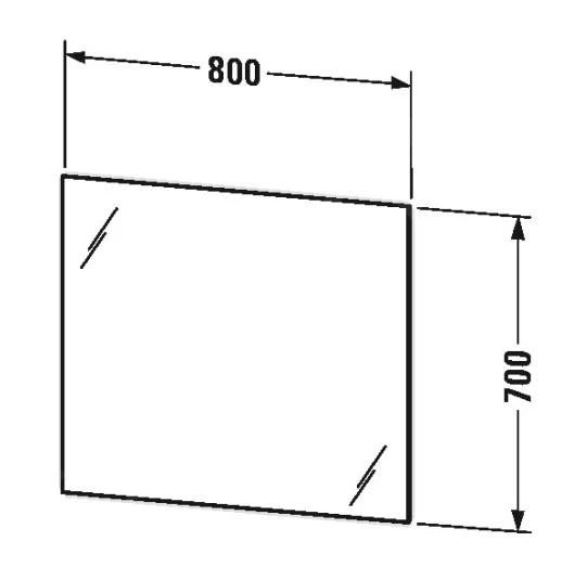 Duravit Spiegels - Spiegel 800x700 Mm, Met LED-verlichting LM7806000000000 2 Duravit Spiegels - Spiegel 800x700 Mm, Met LED-verlichting LM7806000000000 - Afbeelding 2