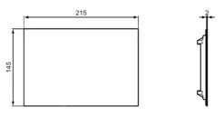 Ideal Standard Septa Pro - Inspectiepaneel, Chroom Mat R0137JG -Badkamer Luxe 7e8dbbdc067eb05b0c81c465