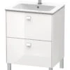 Duravit Brioso - Wastafelonderkast 835x620x479 Mm, 2 Lades, Glans Wit BR440102222