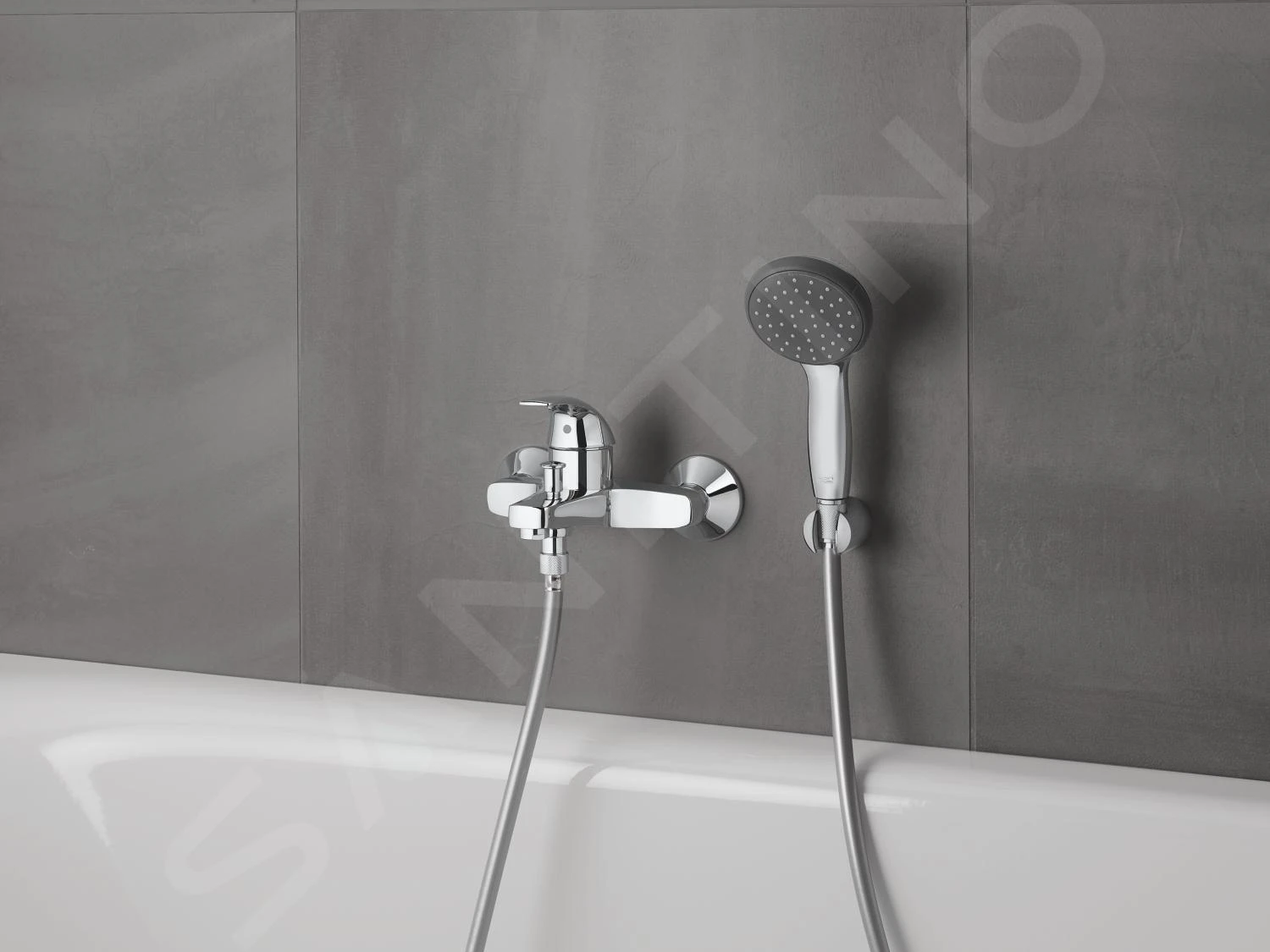 Grohe Start Curve - Opbouw Badkraan, Chroom 23768000 4 Grohe Start Curve - Opbouw Badkraan, Chroom 23768000 - Afbeelding 4
