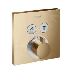 Hansgrohe Shower Select - Afbouwdeel Voor Inbouw Thermostaat Met Stopkraan En Omstelkraan, Geborsteld Brons 15763140