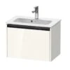 Duravit Ketho.2 - Wastafelkast 440x610x390 Mm, 1 Lade, Glanzend Wit K25055022220000