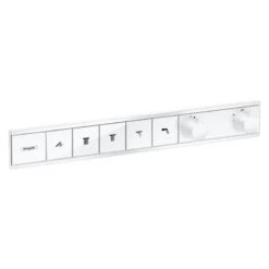 Hansgrohe RainSelect - Afbouwdeel Voor Inbouw Douchethermostaat Voor 5 Functies, Mat Wit 15384700