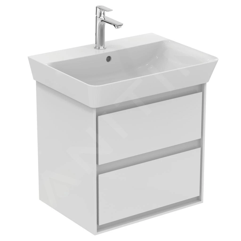 Ideal Standard Connect Air - Wastafelonderkast 530x409x517 Mm, Glanzend Wit/mat Wit Gelakt E1606B2 3 Ideal Standard Connect Air - Wastafelonderkast 530x409x517 Mm, Glanzend Wit/mat Wit Gelakt E1606B2 - Afbeelding 3