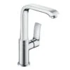 Hansgrohe Metris New - Wastafelkraan Met Draaibare Uitloop, Chroom 31081000