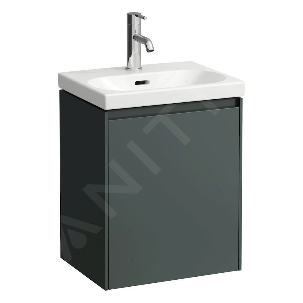 Laufen Lani - Wastafelonderkast, 44x34x52 Cm, 1 Deur, Scharnieren Links, Grijs H4035011122661 1 Laufen Lani - Wastafelonderkast, 44x34x52 Cm, 1 Deur, Scharnieren Links, Grijs H4035011122661
