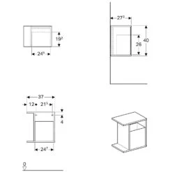 Geberit ICon - Fontein Onderbouw Zijkast 370x400x273 Mm, Eikehout 841239000 -Badkamer Luxe 8380282378e9b9645ca7da9f