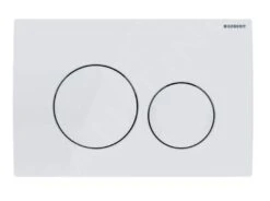 Geberit Delta20 - Bedieningsplaat, Alpine Wit 115.127.11.1