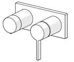 Hansa Loft - Inbouwkraan Voor 2 Uitgangen, Chroom 57649583 6 Hansa Loft - Inbouwkraan Voor 2 Uitgangen, Chroom 57649583 -Badkamer Luxe 841456797f1bfc7b1e355c89