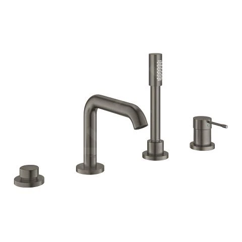 Grohe Essence - Badrandcombinatie, 4-gats, Grafiet Donker, Geborsteld 19578AL1 1 Grohe Essence - Badrandcombinatie, 4-gats, Grafiet Donker, Geborsteld 19578AL1
