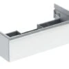 Geberit ICon - Wastafelonderkast 888x247x476 Mm, 1 Lade, Glanzend Wit 502.312.01.2