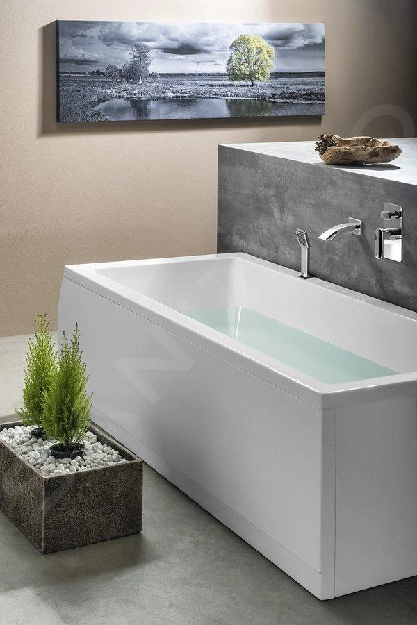 Polysan Baden - Krysta Rechthoekig Bad, 1800x800x390 Mm, Wit 71710 6 Polysan Baden - Krysta Rechthoekig Bad, 1800x800x390 Mm, Wit 71710 - Afbeelding 6