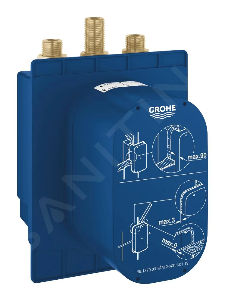 Grohe Inbouwdelen - Inbouwbox Voor Elektronische Douchemengkraan 36458000 1 Grohe Inbouwdelen - Inbouwbox Voor Elektronische Douchemengkraan 36458000