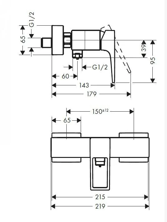 Hansgrohe Metropol - Opbouw Douchekraan, Chroom 74560000 2 Hansgrohe Metropol - Opbouw Douchekraan, Chroom 74560000 - Afbeelding 2
