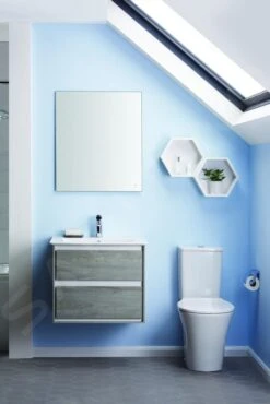 Ideal Standard Connect Air - Wastafelonderkast 600x440x517 Mm, Bruin Mat/wit Mat E0818VY -Badkamer Luxe 8565af8de4d7380c5dc05403 2