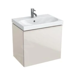 Geberit Acanto - Wastafelonderkast 600 Mm, Zand Grijs 500.609.JL.2